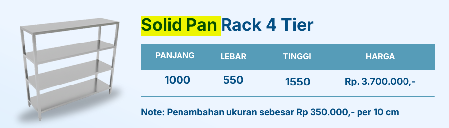 Solid Pan Rak