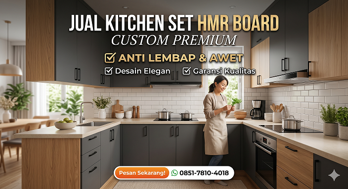 jual kitchen set hmr board